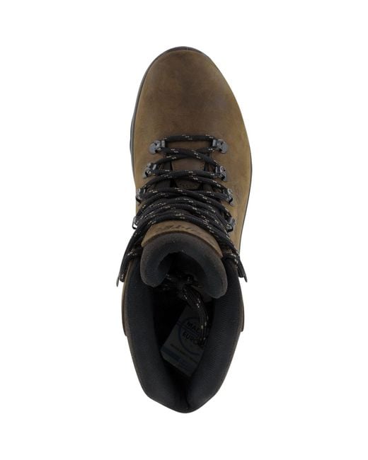 Hi-tec Brown Ravine Lite Leather Hiking Boots for men