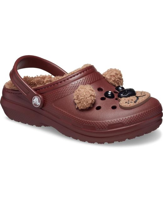 Classic Lined Fun Lab Sabots CROCSTM en coloris Brown