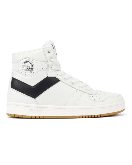 Product Of New York White City Wings Hi /black Trainers