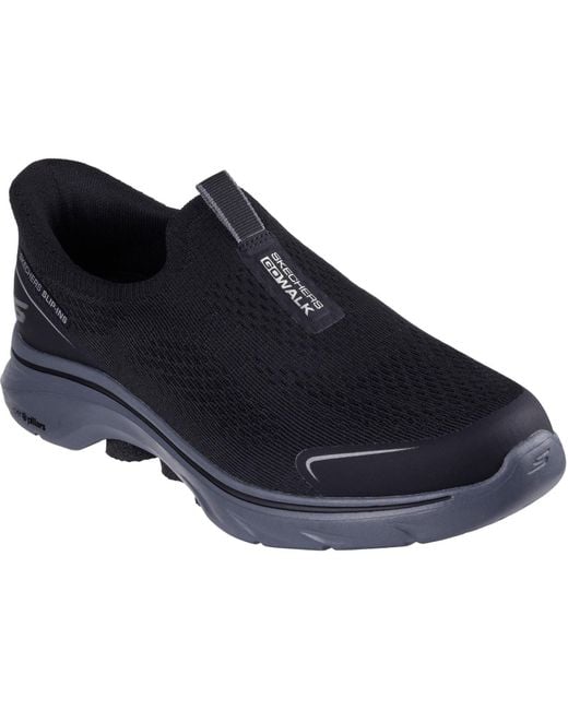 Skechers Blue Go Walk Easy Evolution Slip On Runners for men