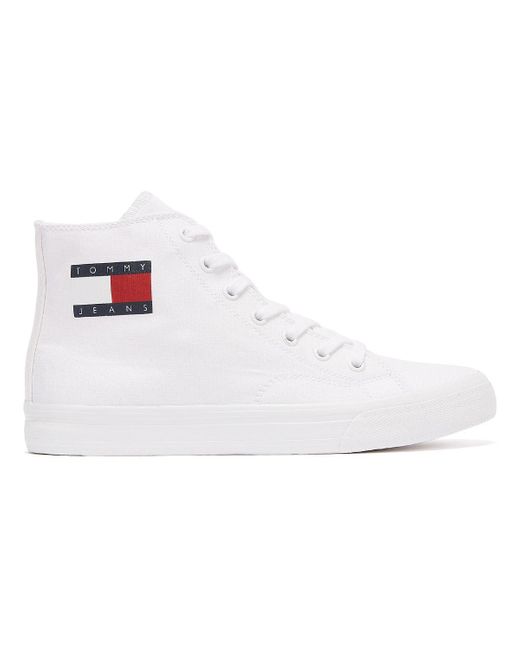 tommy hilfiger high top trainers