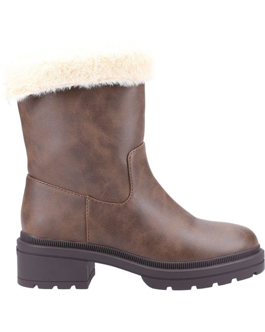 Rocket Dog Brown Idea Synthetic Boots
