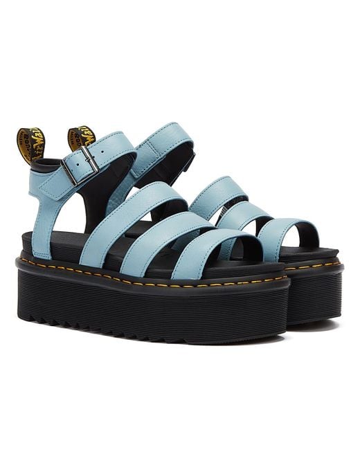 Dr. Martens Dr. Martens Blaire Quad Pisa Card Sandals in Blue Lyst UK