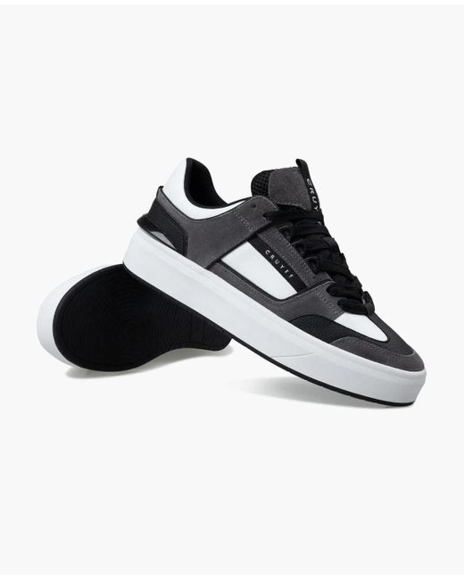 Cruyff Kickturn Leder Sneaker in Black für Herren