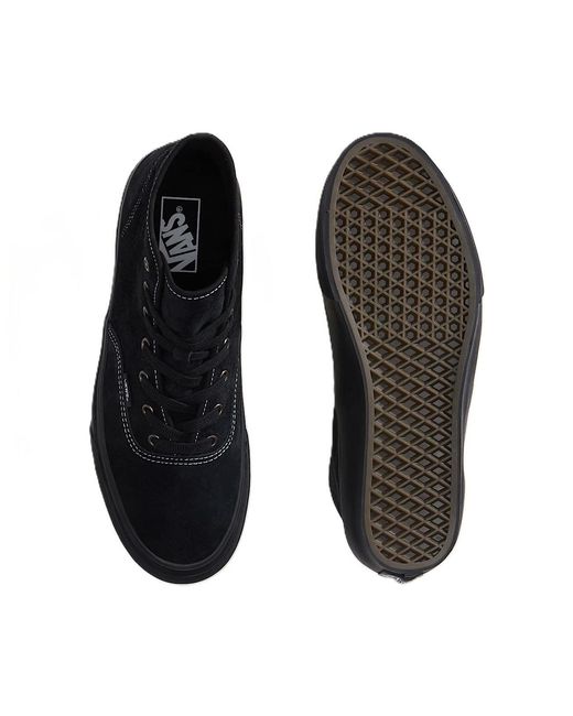 Vans Black Authentic Hi 2.0 Pig Suede Trainers