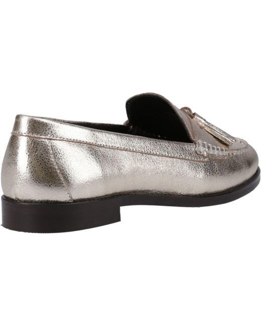 Hush Puppies White Connie Leather Loafers