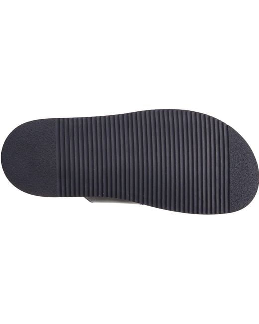 Base London Black Maven Leather Sandals for men