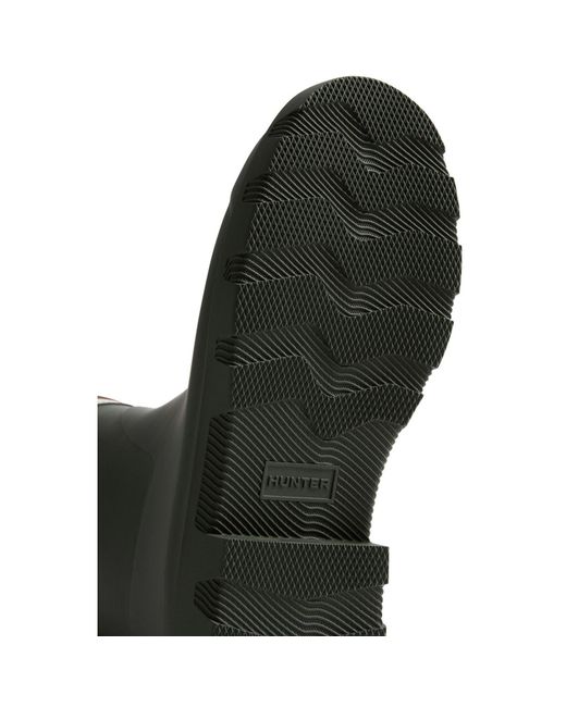 Hunter Green Downpour Short Boot Rubber Wellington Boots for men
