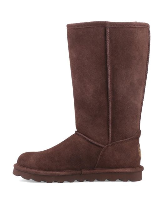 BEARPAW Brown Elle Tall Suede Chicory Winter Knee High Boots