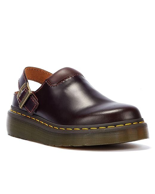 Dr. Martens Brown Archive Mule Quad Atlas Women's Sandals