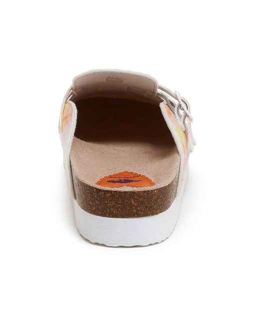 Rocket Dog Pink Abel Plus Tucker Cotton Pastel/Multi Mules