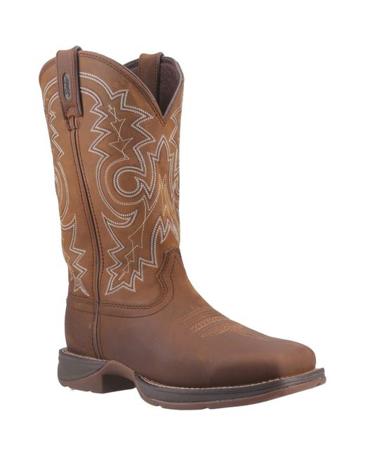 Durango Brown Rebel Pro Leather Flaxen Boots for men