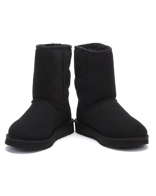 ugg black classic short ii boots