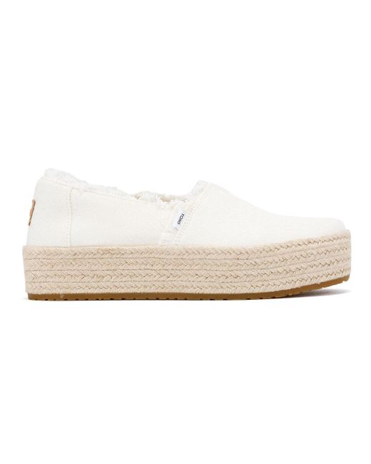 Valencia Scarpe Espadrillas Bianche Da Donna di TOMS in White