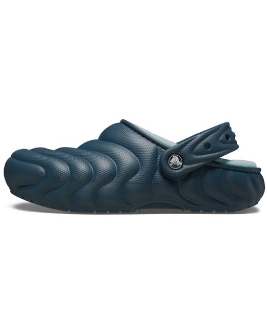CROCSTM Blue Classic Lined Overpuff Synthetic Nightfall Clogs