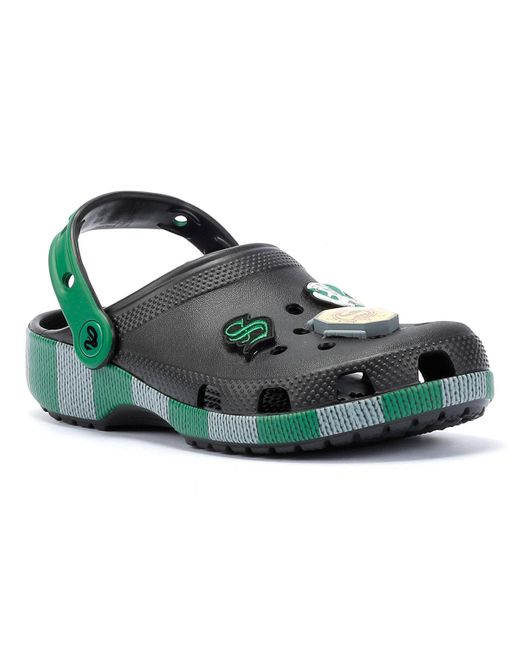 CROCSTM Black Slytherin Classic Clogs