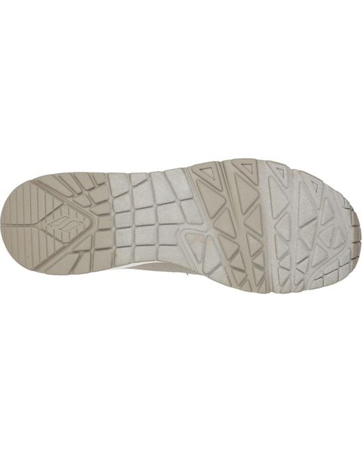 Skechers Gray Uno Sol 232248-Tpe Taupe Lace Up Shoes for men