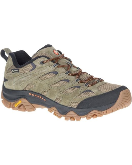 Merrell Gray Moab 3 Gtx Suede /Gum Hiking Shoes for men
