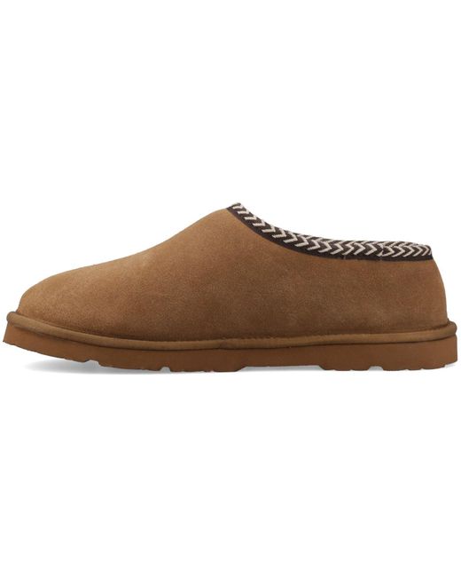 BEARPAW Brown Beau Suede Hickory Slippers for men