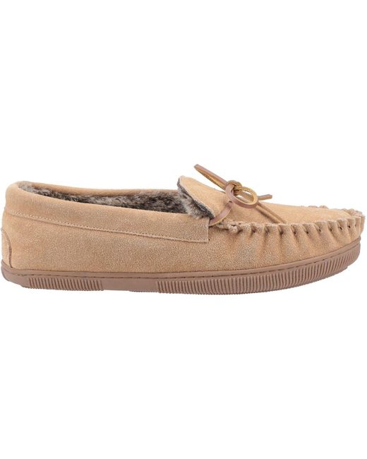 Hush Puppies Natural Ace Wildleder-Hausschuhe