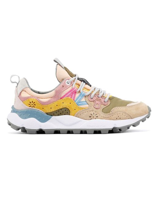 Flower Mountain Pink Yamano 3 Khaki/ Trainers