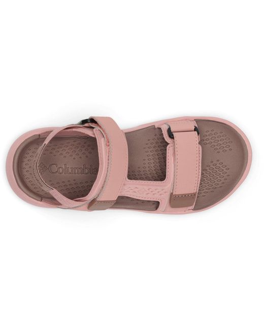 Columbia Pink Peakfreak Roam Sandal Polyester Eraser/Mocha Sandals