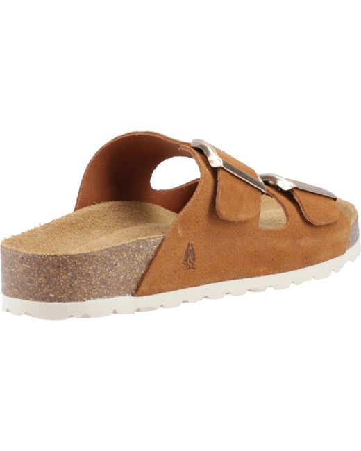 Hush Puppies Brown Blaire Suede Sandals
