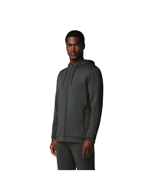 Castore Gray Flex Full Zip Hooded Sweatshirt for men