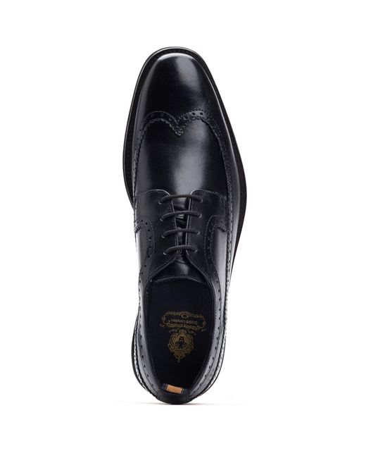 Base London Black Havisham Leather Brogues Shoes for men
