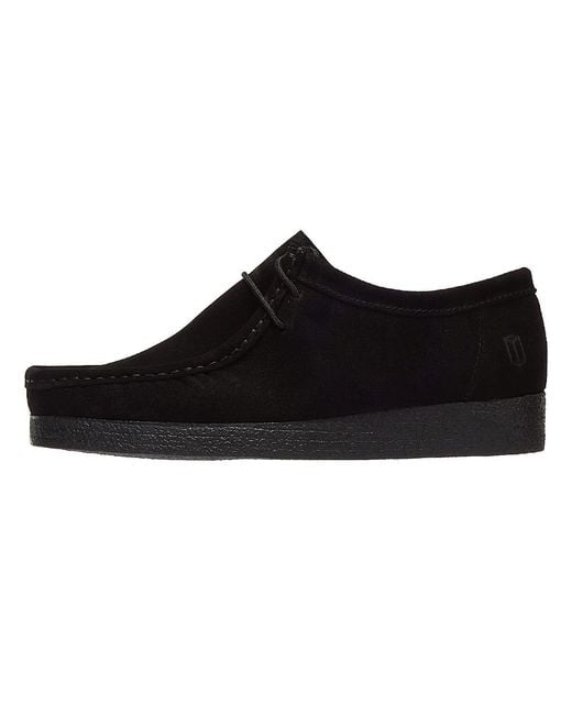 Tower London Black Apache Suede Shoes