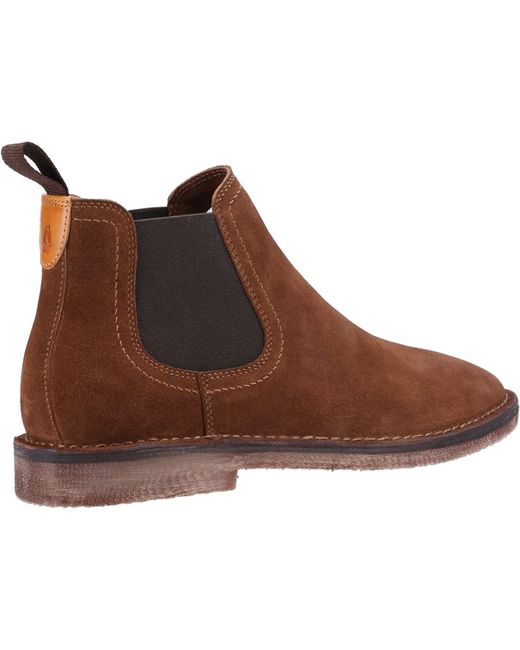 Hush Puppies Brown Shaun Suede Boots for men