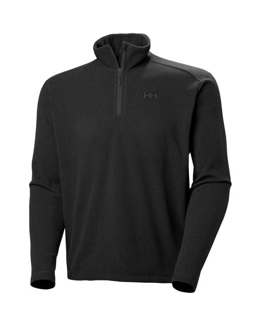 Helly Hansen Sport Black Daybreaker 1/2 Zip Synthetic Fleece Pullover for men