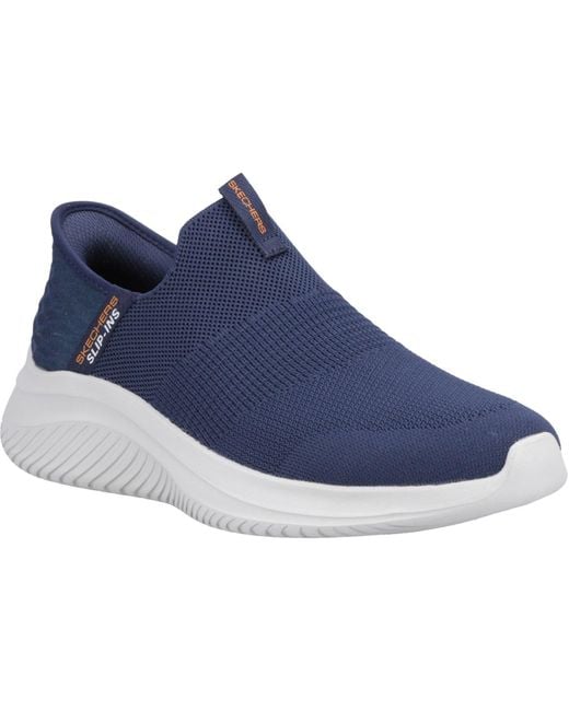 Skechers Blue Ultra Flex 3.0 Smooth Step 232450W-Nvy Slip On Shoes for men