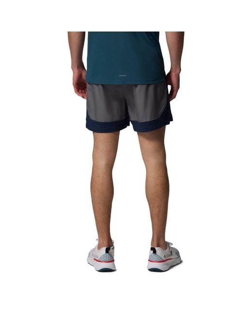 Columbia Blue Three Pitch Shorts for men
