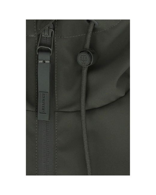 Hunter Black Original Block Waterproof Rain Jacket for men