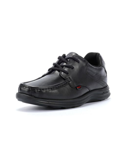 Kickers Black Reasan Lace Youth Shoes