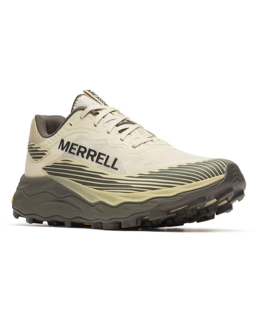 Merrell White Agility Peak 6 Runner Polyurethane Burlap Trail Running Shoes for men
