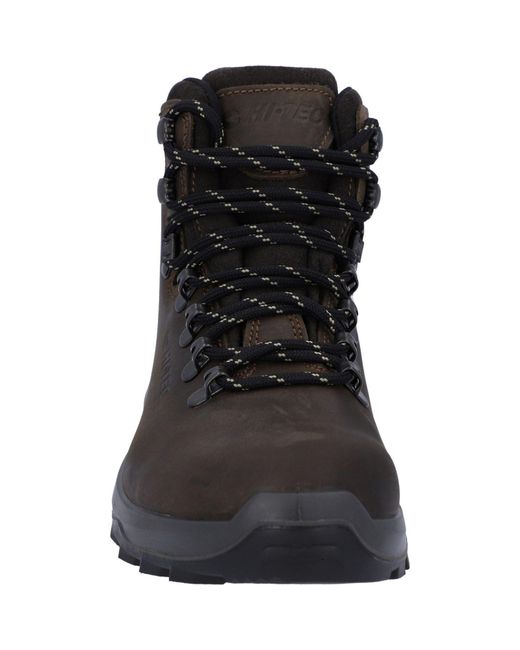 Hi-tec Brown Ravine Lite Leather Hiking Boots
