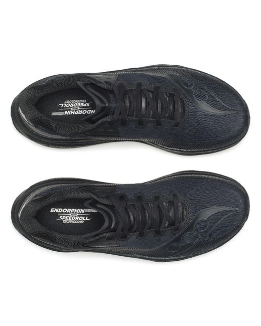 Saucony Black Endorphin Azura Triple Trainers for men