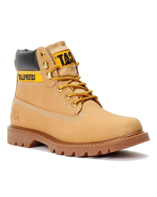Caterpillar Brown Colorado 2.0 Tractor Leather Honey Boots for men