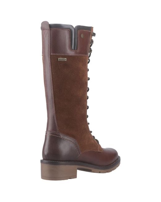 Hunter Brown Skye Tall Boot Leather Boots