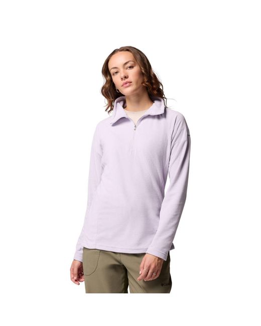 Columbia Purple Glacial Iv 1/2 Zip Fleece Jackets