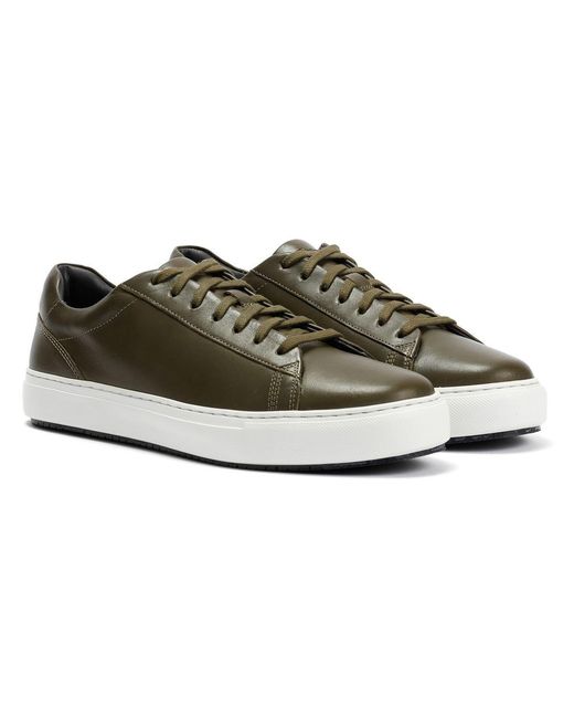 Ben Sherman Gray Ace Cupsole Leather Trainers for men
