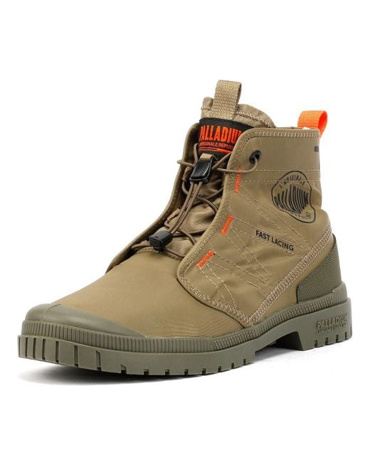 Palladium Green Sp20 Travel Hi Dusky Boots