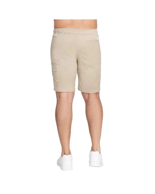 Skechers Natural Downtown Cargo 9 Inch Short Polyester Knee-Length Shorts for men