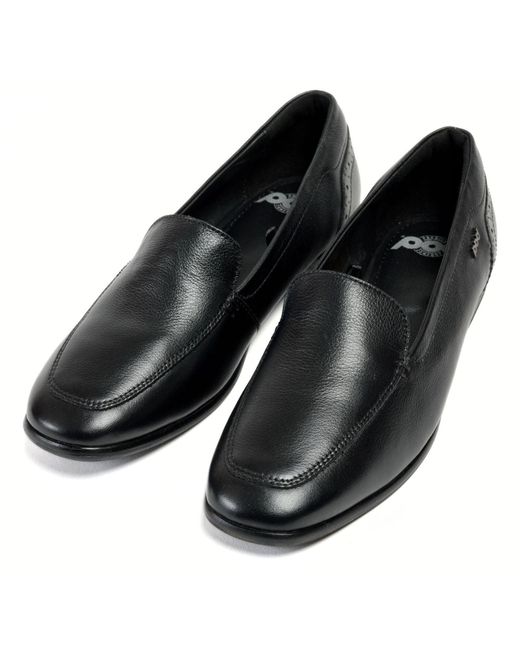Pod Black Penny Leather Loafers