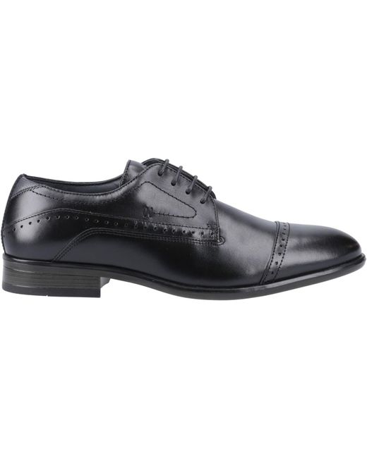Pod Black Ralph Leather Oxford Shoes for men