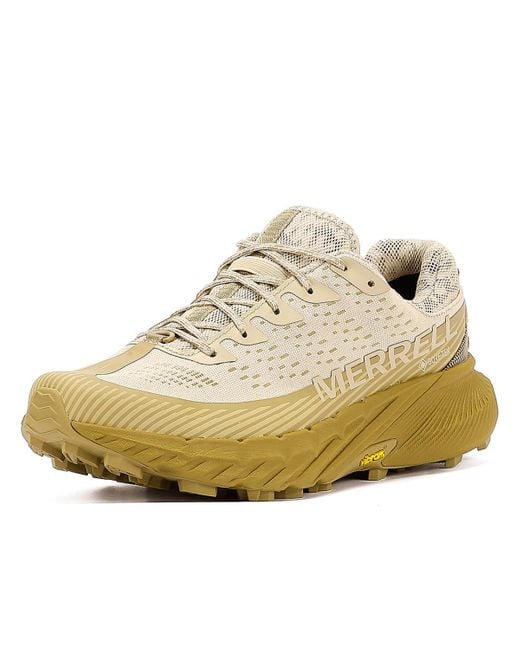 Merrell Natural Agility Peak 5 Gore-tex Men's Oyster/coyote Trainers for men