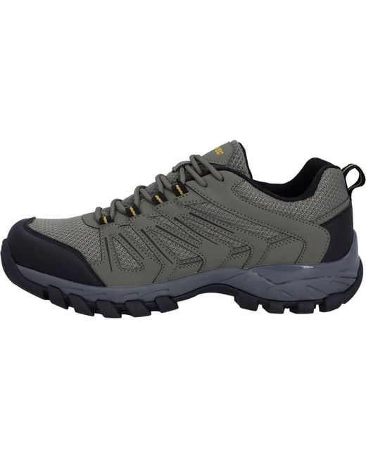 Hi-tec Black Campana Low Polyurethane Dusty/Honey Hiking Shoes for men