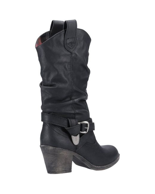 Rocket Dog Black Sidestep Synthetic Boots